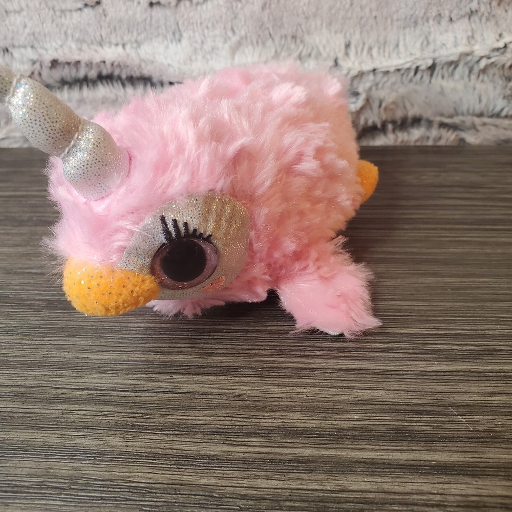 Wet Brush Plush Pink Penguin‎ Unicorn Hairbrush Cover Sparkle Eyes Replacement
